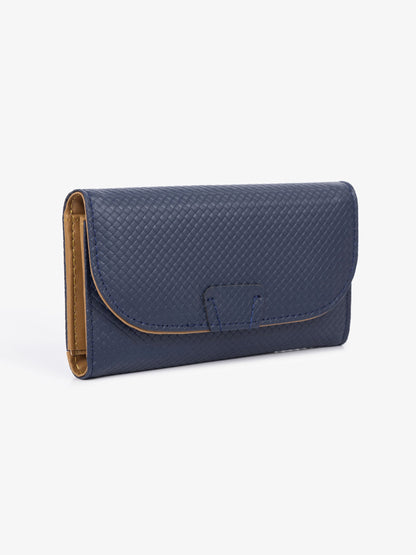 Textured Flap Wallet