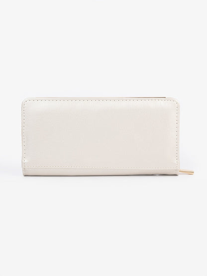 Pleated Satin Wallet