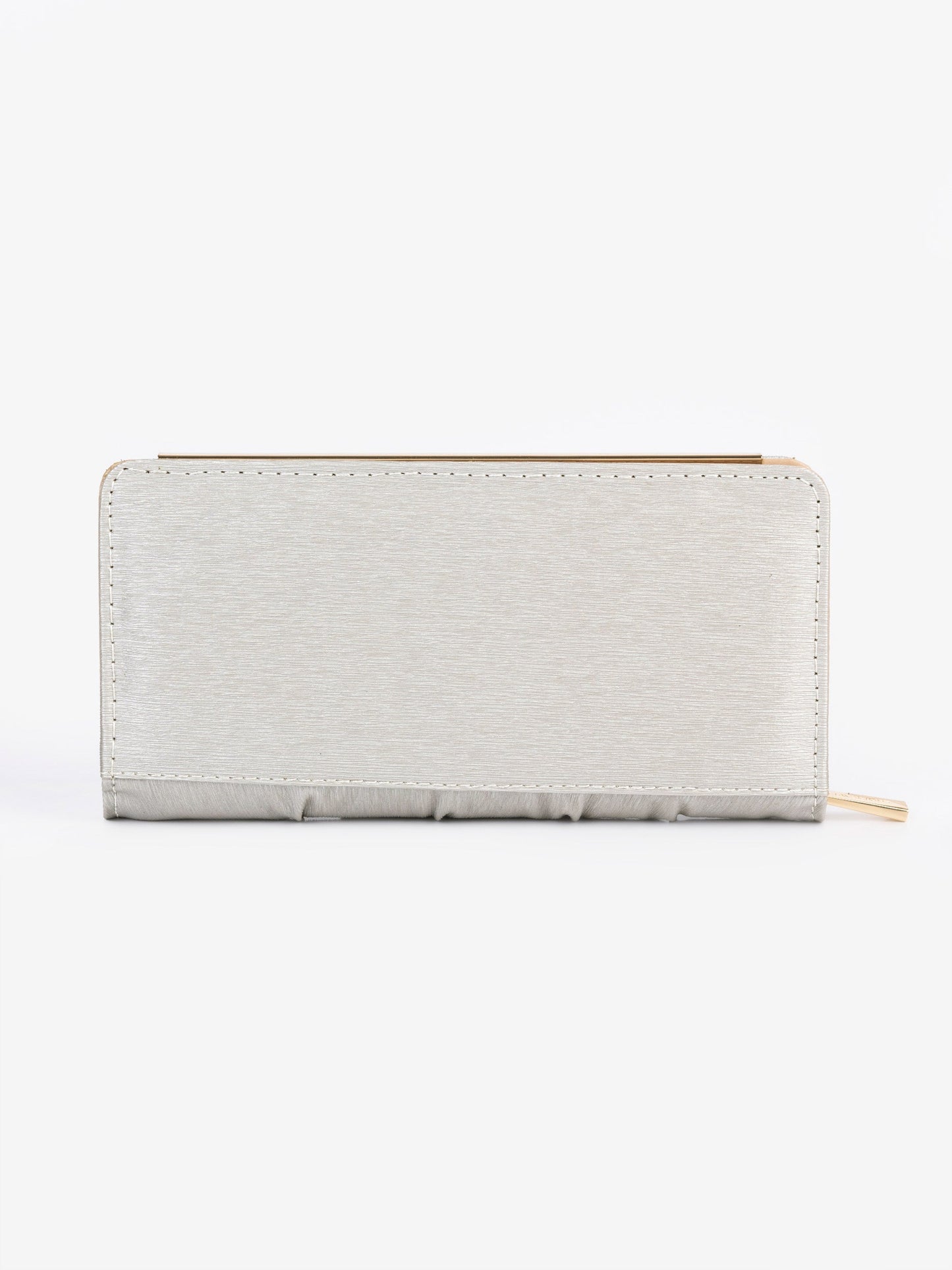 Pleated Satin Wallet