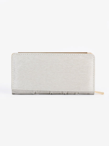 Pleated Satin Wallet