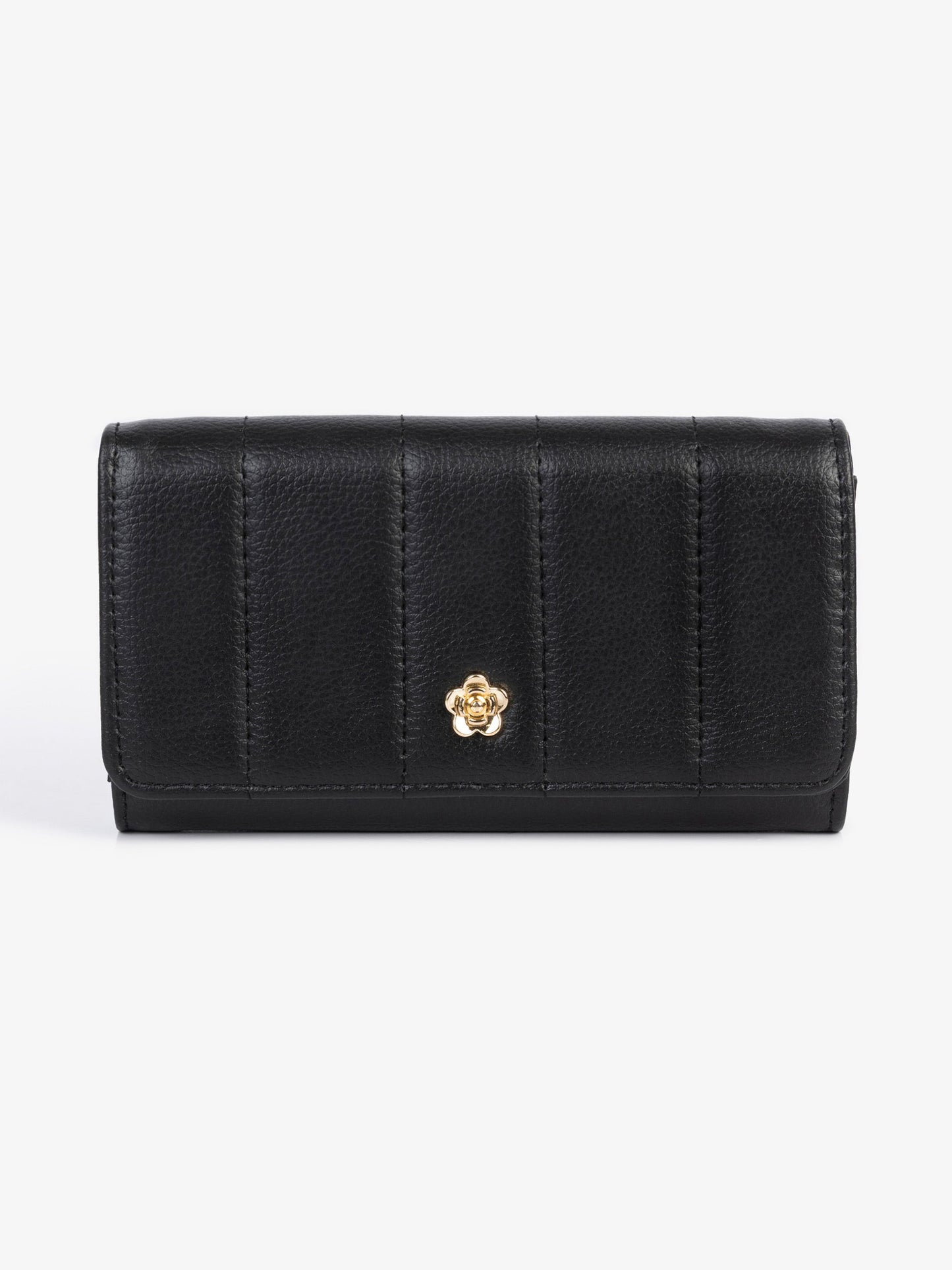 Quilted Flap Wallet