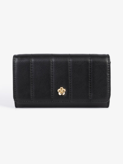 Quilted Flap Wallet
