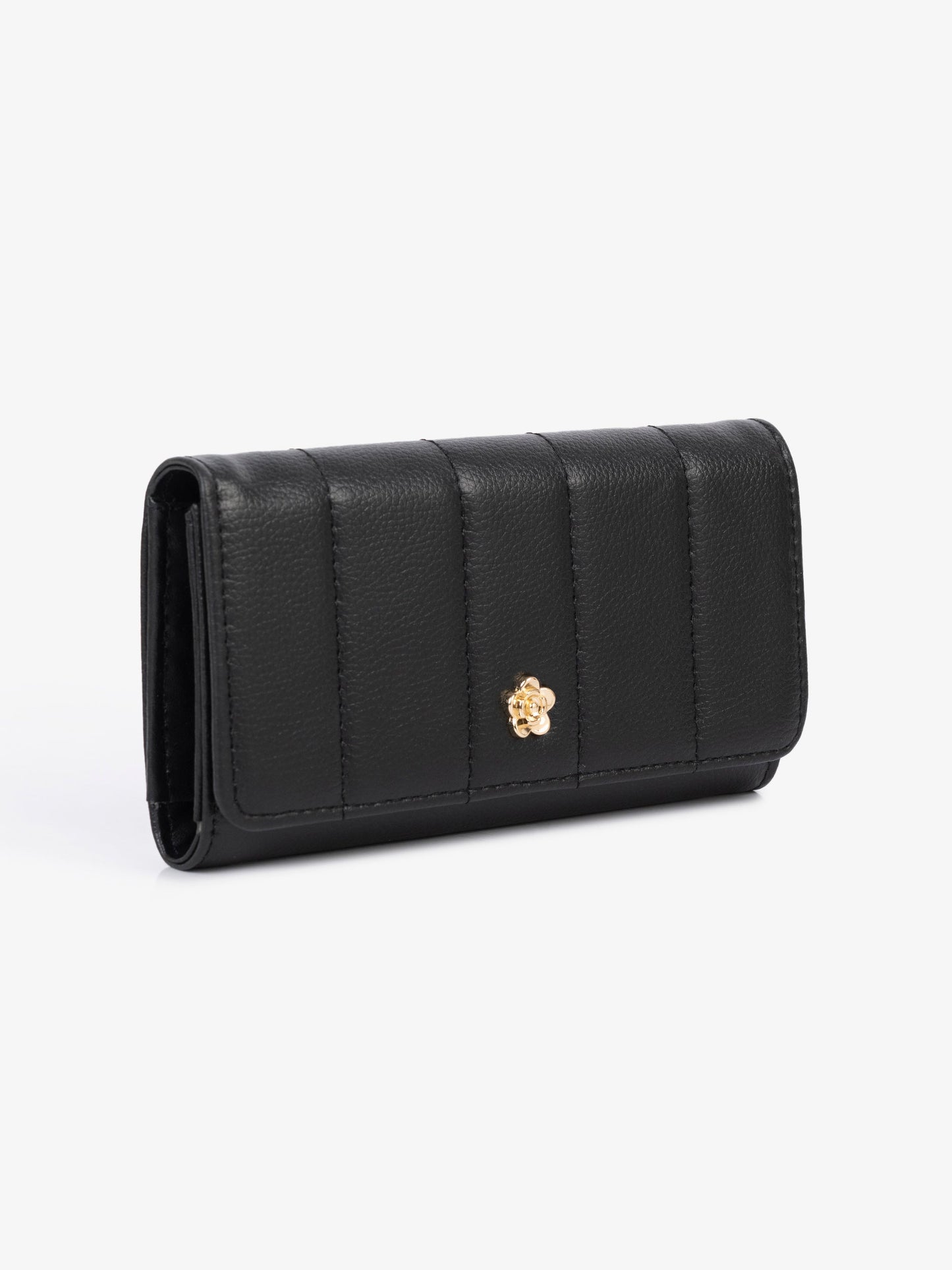 Quilted Flap Wallet