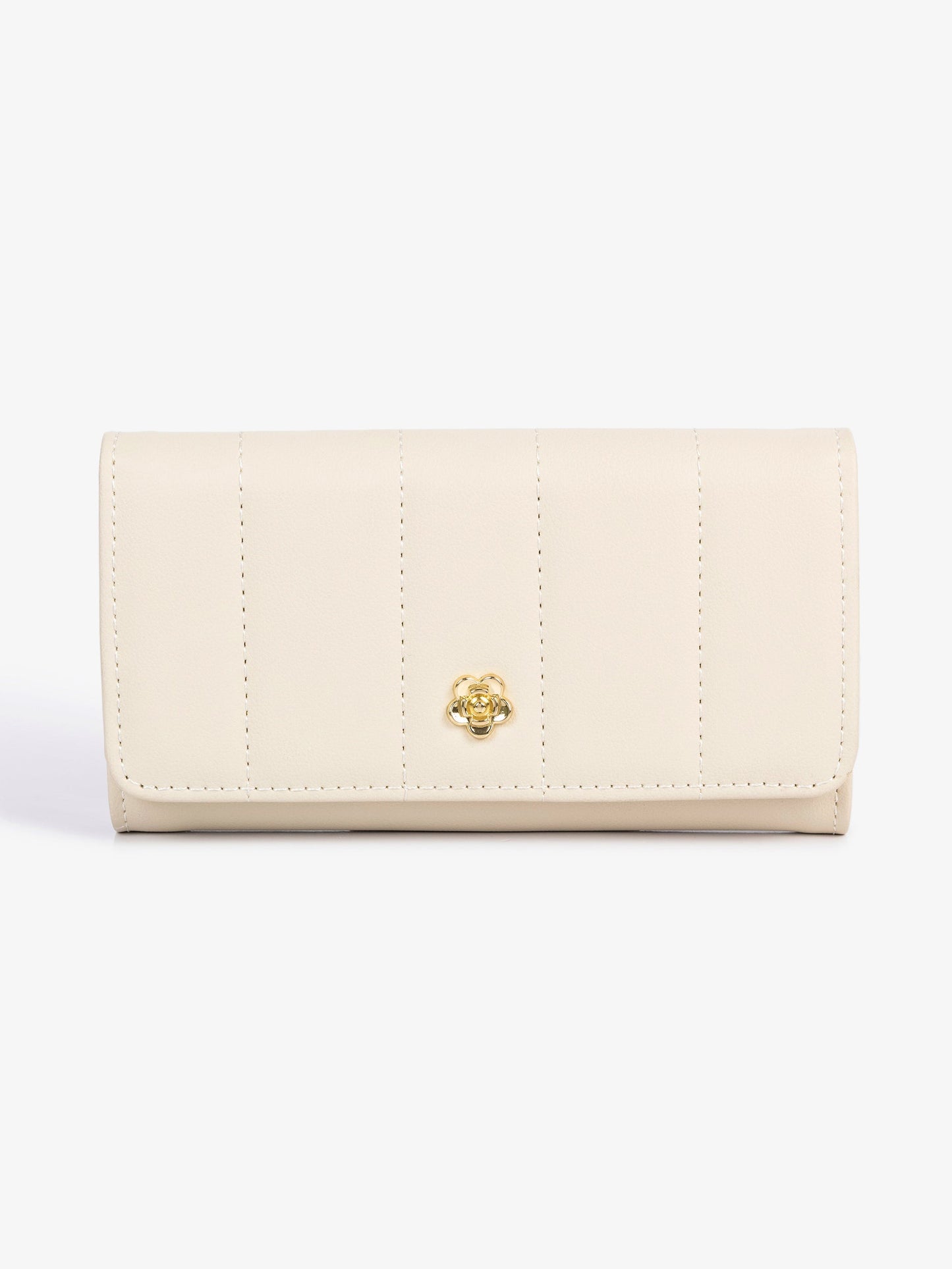 Quilted Flap Wallet