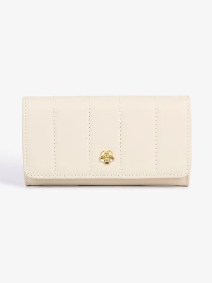 Quilted Flap Wallet