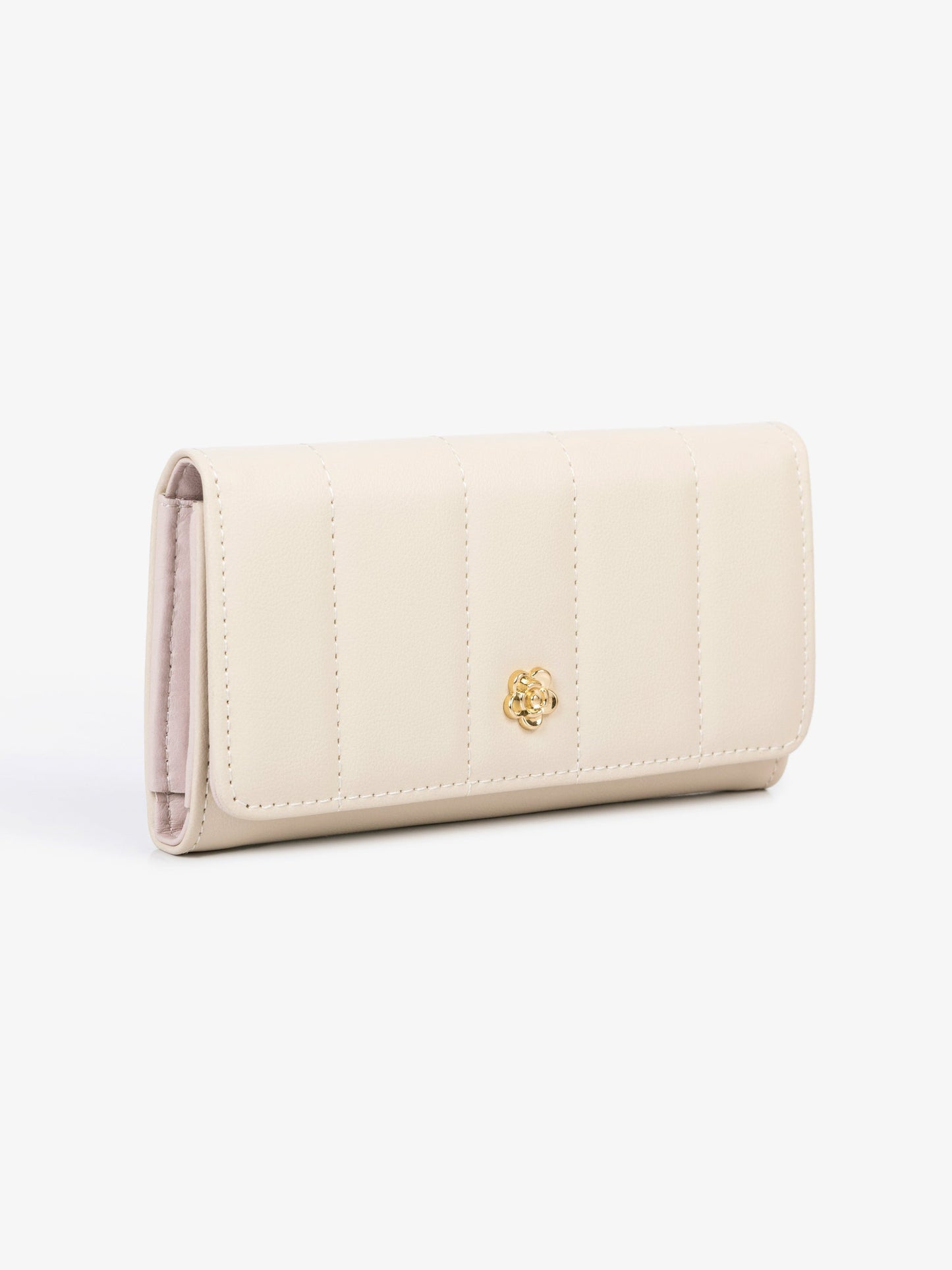 Quilted Flap Wallet