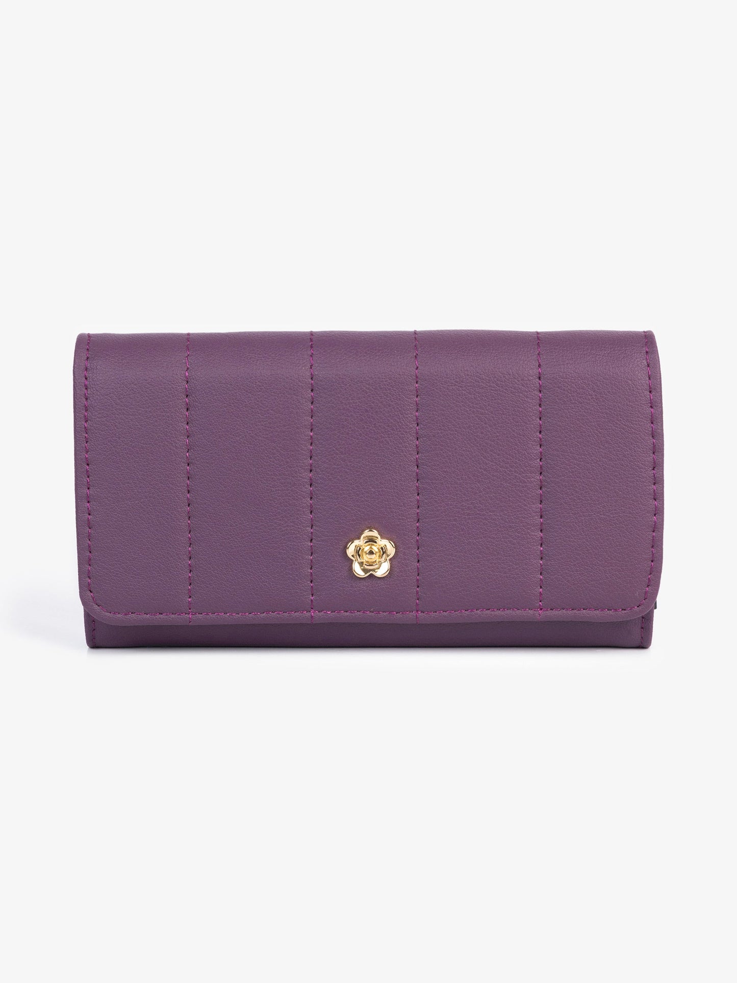 Quilted Flap Wallet