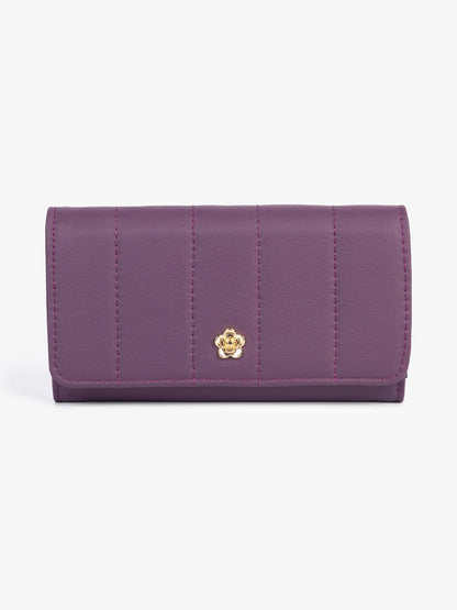 Quilted Flap Wallet