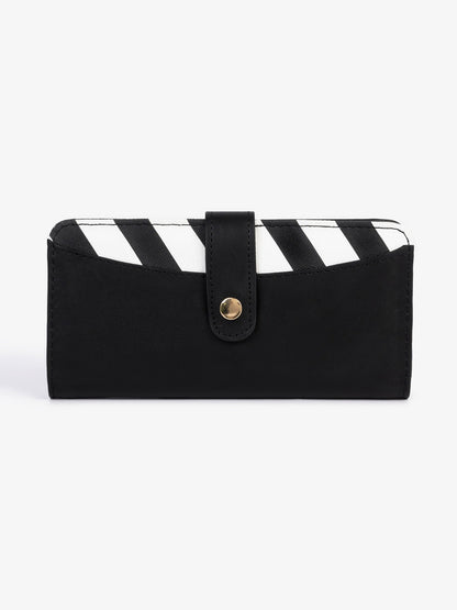 Monochrome Stripe Wallet