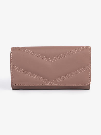 Chevron Stitch Wallet