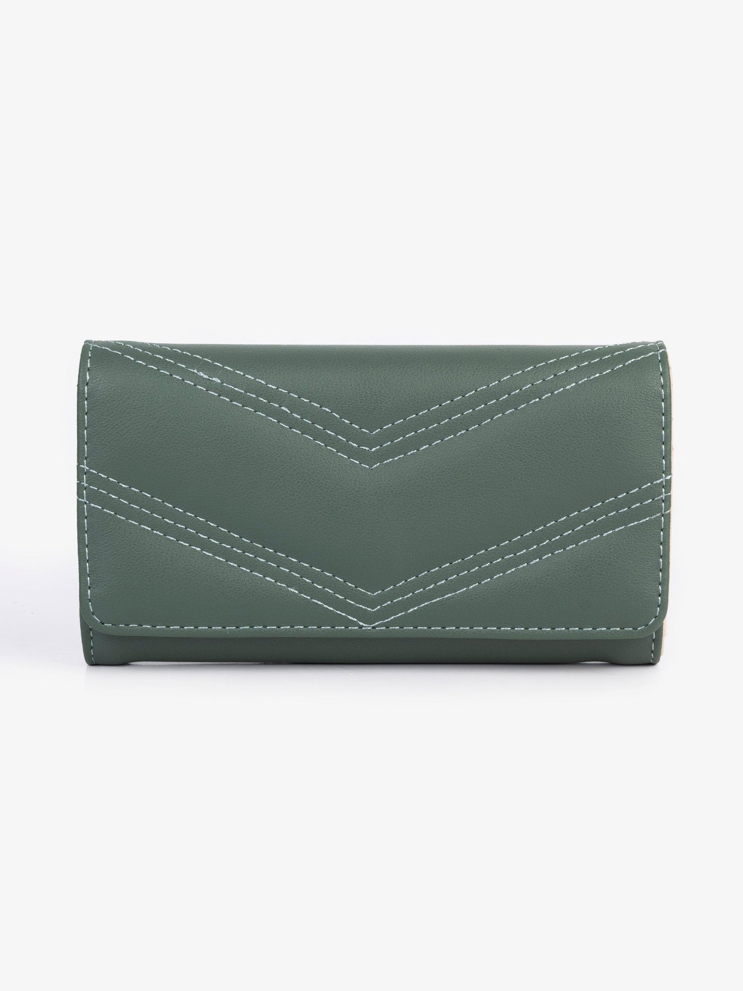 Chevron Stitch Wallet