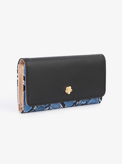 Snake Textured Wallet