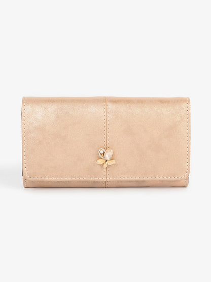 Floral Accent Wallet