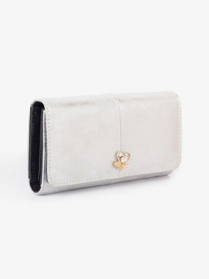 Floral Accent Wallet