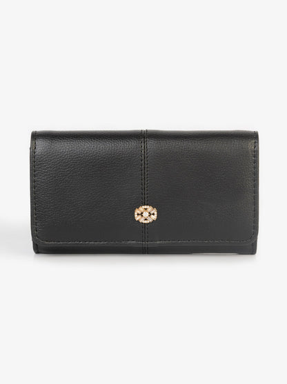 Floral Accent Wallet
