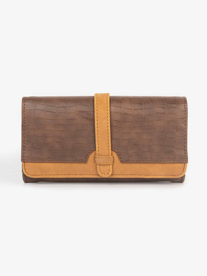 Croc-Embossed Wallet