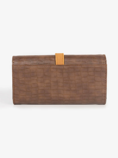Croc-Embossed Wallet