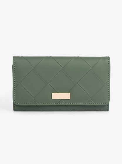 Textured Quilted Wallet