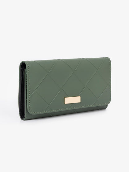 Textured Quilted Wallet