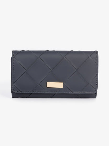 Textured Quilted Wallet