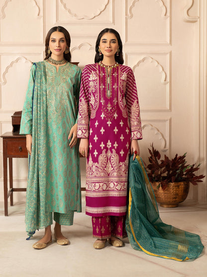 3 Piece Lawn Suit-Embroidered (Unstitched)