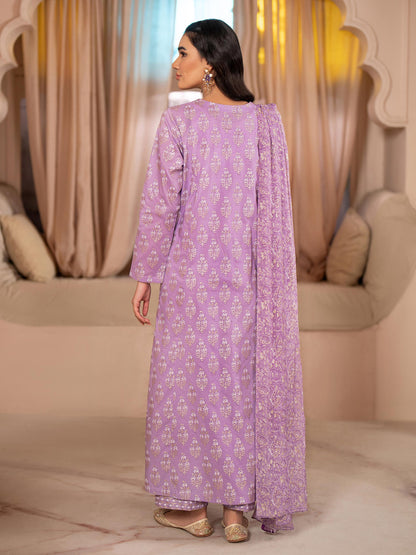 3 Piece Lawn Suit-Embroidered (Unstitched)
