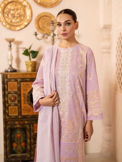 3 Piece Lawn Suit-Embroidered (Unstitched)