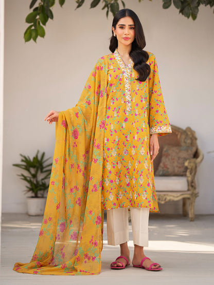 2 Piece Lawn Suit-Embroidered (Unstitched)