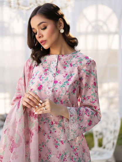2 Piece Lawn Suit-Embroidered (Unstitched)