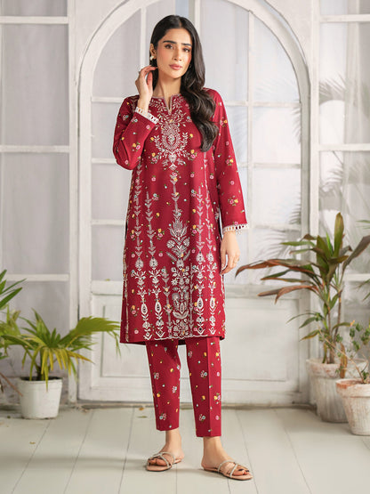 2 Piece Lawn Suit-Embroidered (Pret)