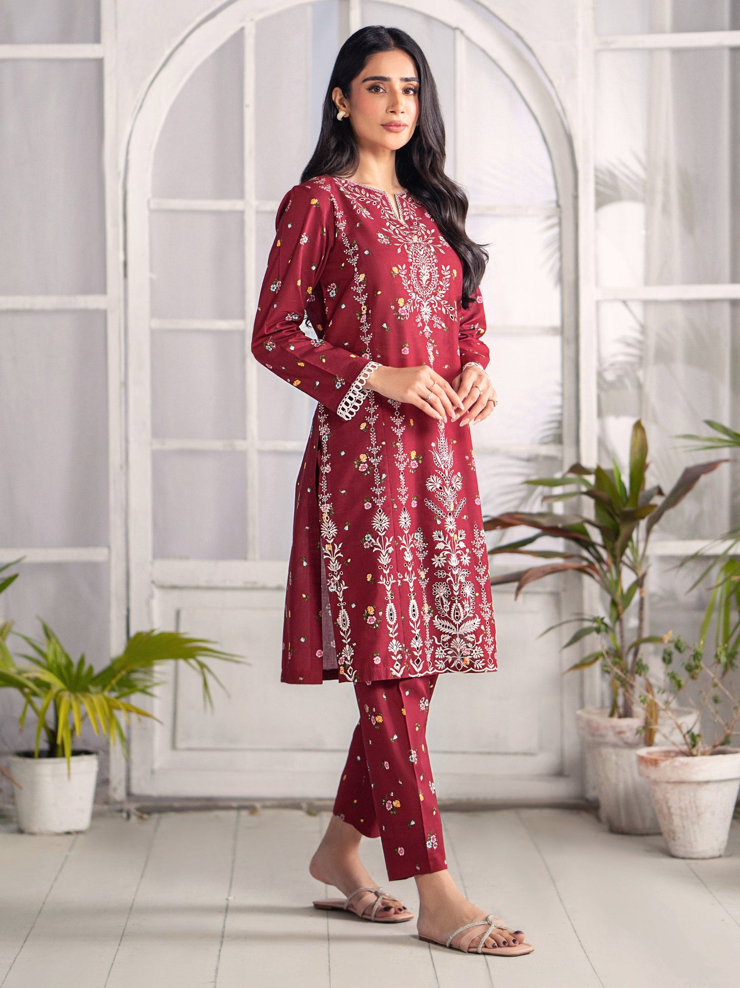 2 Piece Lawn Suit-Embroidered (Pret)