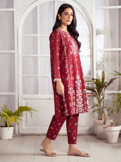 2 Piece Lawn Suit-Embroidered (Pret)