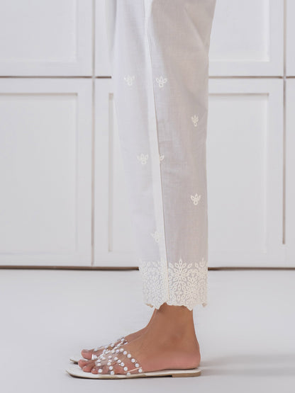 Lawn Trouser-Embroidered (Pret)