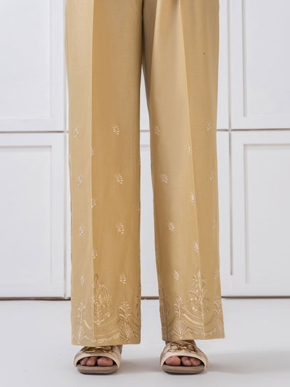 Cambric Trouser-Embroidered (Pret)