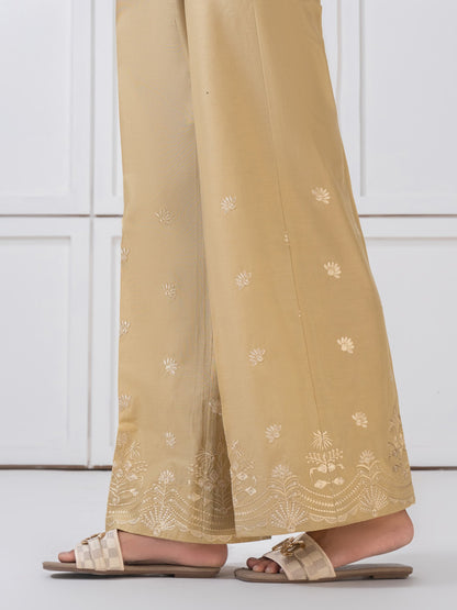 Cambric Trouser-Embroidered (Pret)