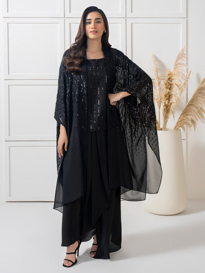 2 Piece Chiffon Suit- Embellished (Pret)