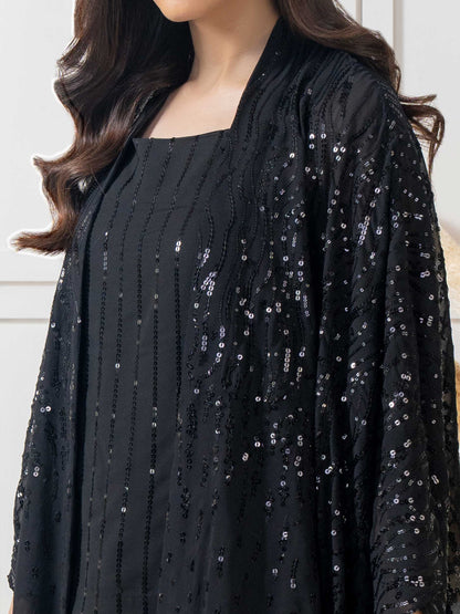 2 Piece Chiffon Suit- Embellished (Pret)