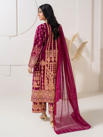 3 Piece Lawn Suit-Embroidered (Pret)