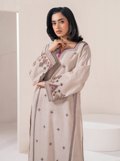 2 Piece Yarn Dyed Suit-Embroidered (Pret)