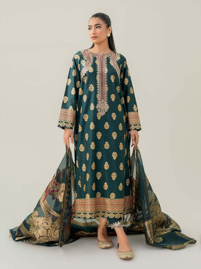 3 Piece Lawn Suit-Embroidered (Pret)