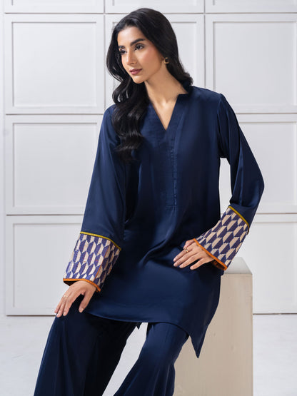 Silk Co-Ord Set-Embroidered (Pret)
