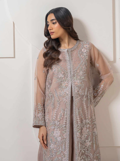 2 Piece Organza Suit-Embroidered (Pret)