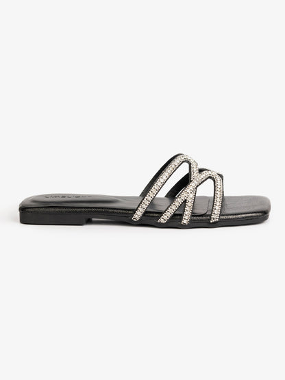 Stone Embellished Flats