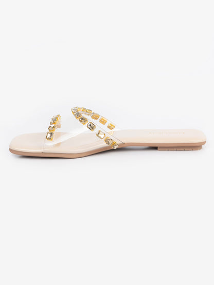 Embellished Transparent Flats