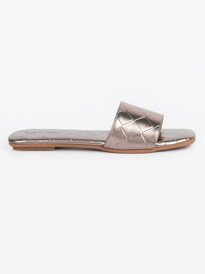 Quilted Slides Flats