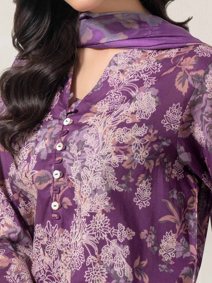 3 Piece Lawn Suit-Printed (Pret)