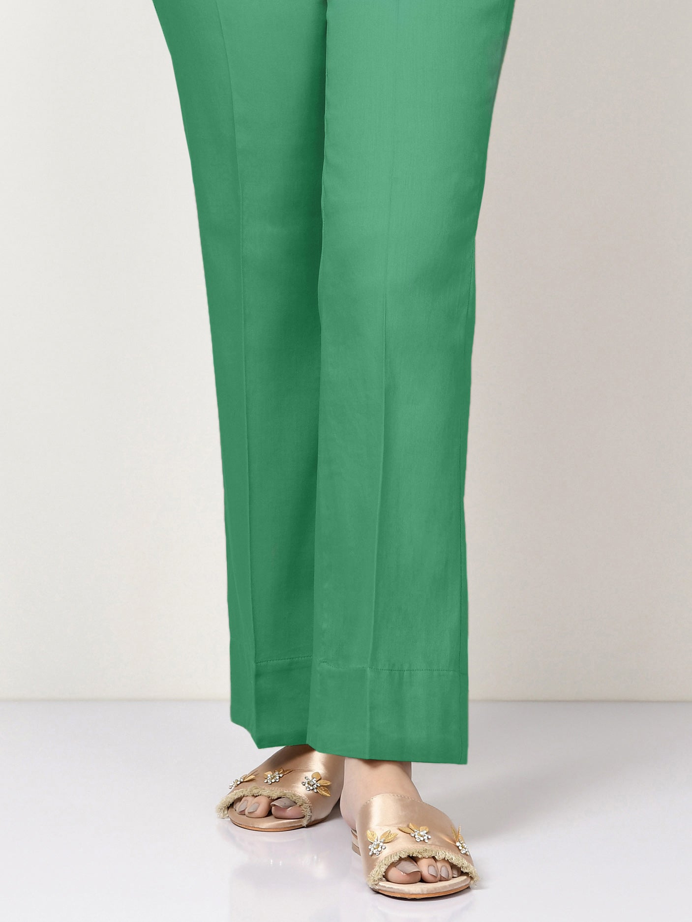 Cambric-Dyed Trouser (Unstitched)