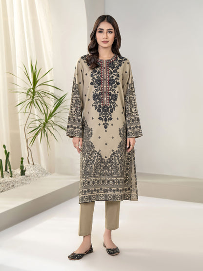 2 Piece Khaddar Suit-Embroidered(Unstitched)