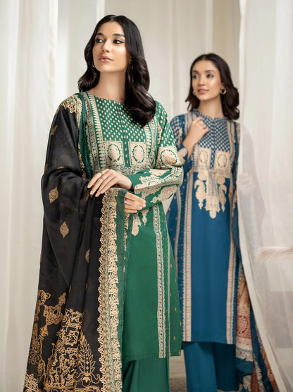 3 Piece Lawn Suit-Pasted (Unstitched)