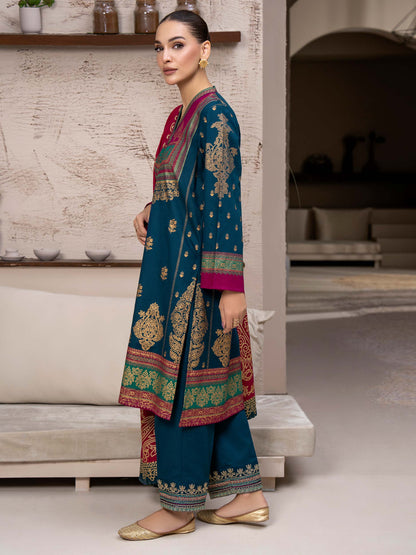 3 Piece Khaddar Suit-Embroidered (Unstitched)